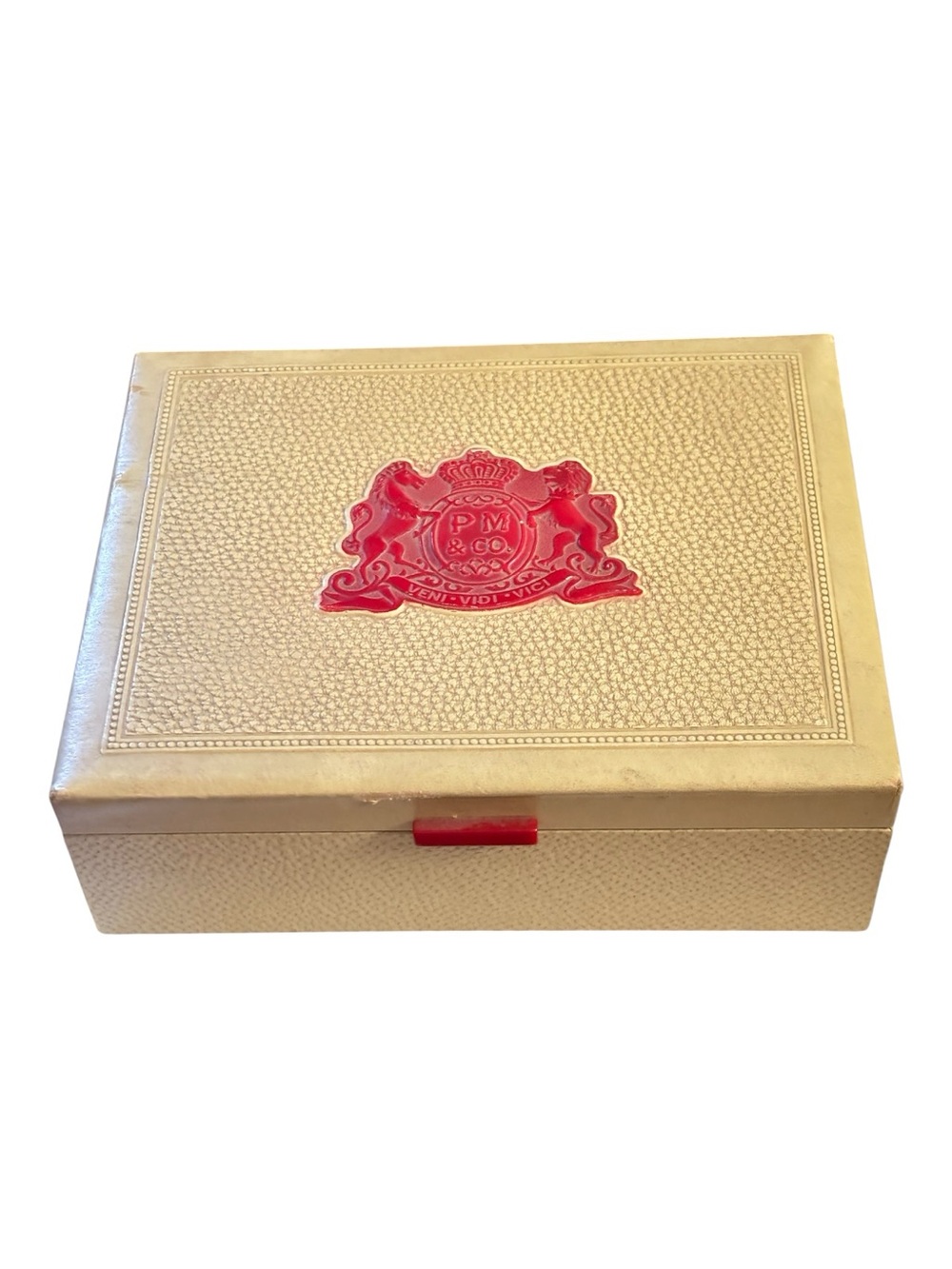 Phillip Morris vintage cigar box from 60’s- Veni Vidi Vici on crest